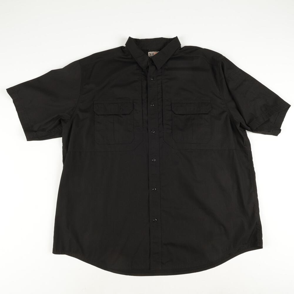 5.11 Tactical Mens 2 Extra Large XXL Taclite Pro Short Sleeve Button Down Shirt